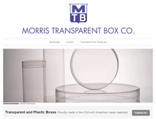 Tablet Screenshot of morristransparentbox.com